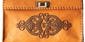 Womens Leather Clutch Bag