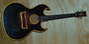Solitary Modish Semi Electric Guitar