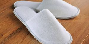 White Plain Bathroom Slippers