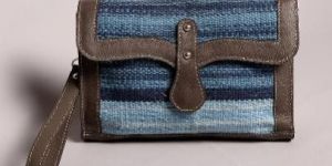 Abia hand-woven punja dhurrie bag