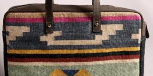 Ani hand-woven punja dhurrie bag