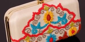 Embroidered Clutches