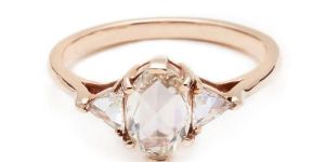Stylish Moissanite Ring