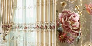 Computerized Embroidered Curtains