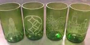 Lazer Drinking Water Glass