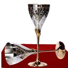 Silver Wine Glass