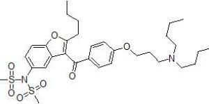 N-(2-butyl-3-(4-(3-(dibutylamino)propoxy)benzoyl)benzofuran-5-yl)