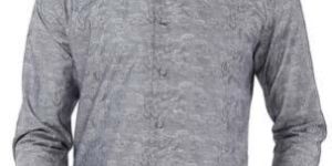 INDIGO JACQUARD SHIRT