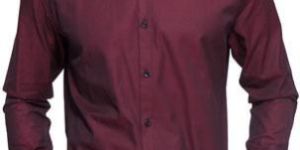 MAROON DOBBY SHIRT