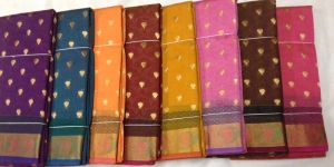 Kota Cotton Embossed Sarees