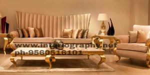 High Life Brown Sofa Set