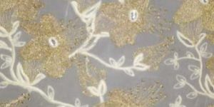 Embroidered Organza Fabric