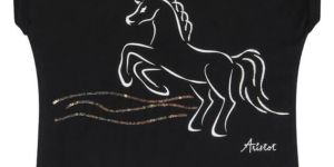 WILD HORSE SHORT SLEEVES T-SHIRT GIRLS