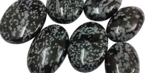 Snowflake Obsidian Gemstone Cabochons