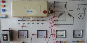 Load Test Three Phase Induction Motor Study Control Panel