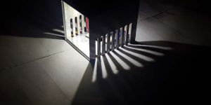 DecorAdda OPP PARALLEL CUT WHITE 1W LED Wall Ceiling Light