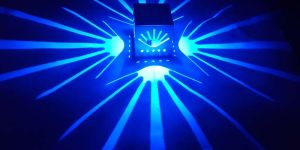 DecorAdda PALM BLUE 1W LED Wall Ceiling Light