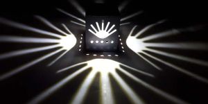 DecorAdda PALM WHITE 1W Wall Ceiling Light