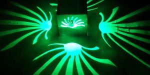 DecorAdda SUN RISE GREEN 1W LED Wall Ceiling Light