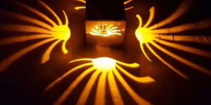 DecorAdda SUN RISE YELLOW 1W LED Wall Ceiling Light