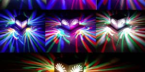 DecorAdda SUNRISE MULTICOLOUR 3W LED Wall Ceiling Light