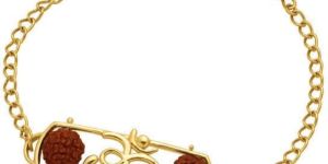 Rudraksh Om Rakhi Cum Bracelet