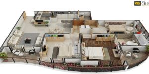 3D Floor Plan Rendering Studio Services