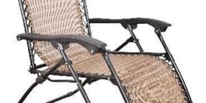 Pure Brown Folding Recliner Chair