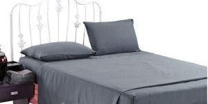 Cotton Satin Bed Sheet and Fitted Set