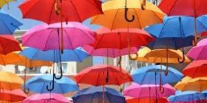 Colored Umbrellas