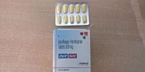 Levoflaxacin Hemihydrate Tablets 500 mg.