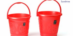 Plastic Handle Bathroom Bucket