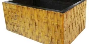 Fiberglass Bamboo Design Planters