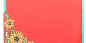 Flower Designed Notice / Display Boards