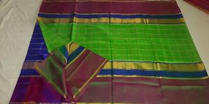 Uppada Big Border Check Sarees