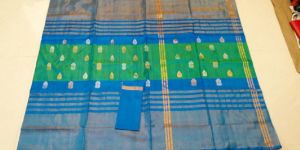 Uppada Centre Butta Pure Silk Sarees