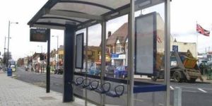 Stainless Steel Bus Shelter