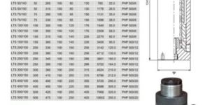 Threaded Ram Jacks with safety lock-nut