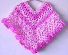 Knitted Baby Poncho