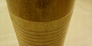 Stone wash basin /sink in golden  pearl yellow