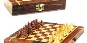 WG-02 Wood Chess Board