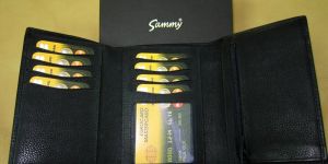 Leather Tri-folder Wallet