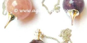 Wholesale Gemstone Drowsing Pendulums