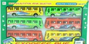 Friction Toy Bus