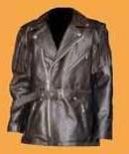 Leather Overcoat