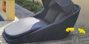 Garden Rattan Pool Side Lounger