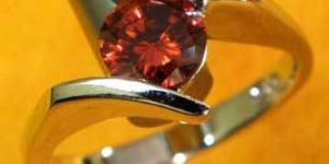 Cubic Zirconia Sterling Silver Ring (Ri Cz 217)