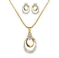 Gold Plated Pendant Set