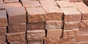 Flamed Granite Cobbles