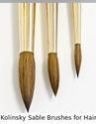 Kolinsky Sable Brushes for Hair